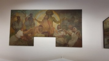 Obraz-Alfonse-Muchy-Buh-Mamon-Alegorie-bohatstvi-na-vystave-Mucha-dnes-v-Gocarove-galerii